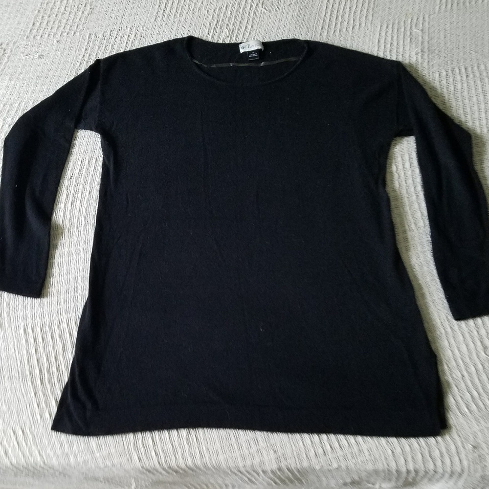 Go Fish Black Tunic Sweater